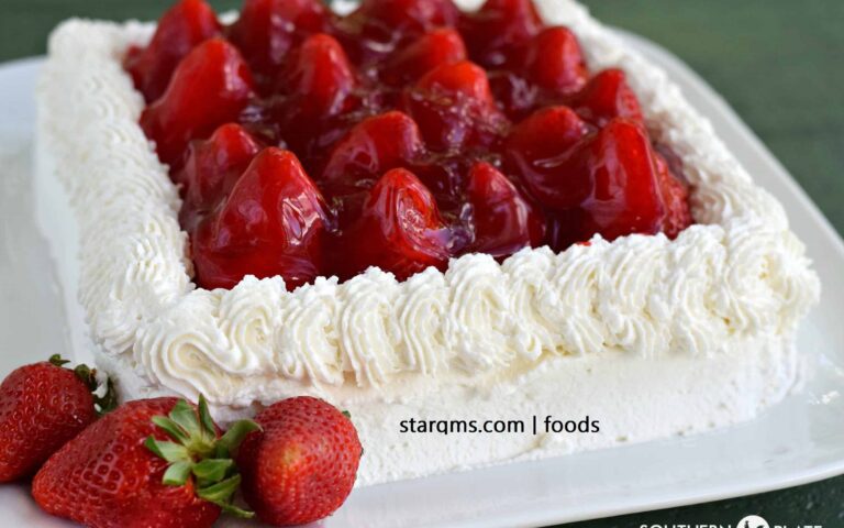 Strawberry cake with Chantilly cream Delicious and beautiful